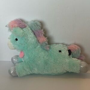 FAO Schwarz Glow Brights Rainbow Unicorn‎ Plush 16"  LED Light Up & Sound Works